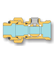 Узел нижнего подключения угловой 3/4 EK х 3/4 EK для радиатора (3390002) - фото 6