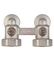 Узел нижнего подключения угловой 3/4 EK х 3/4 EK для радиатора (3390002) - фото 5