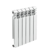 Изображение товара Радиатор биметаллический 500 мм 6 секций 1" боковое подключение белый