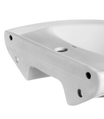 Раковина Sanita Аттика 55 см подвесная белая (ATC55SAWB01) - фото 6