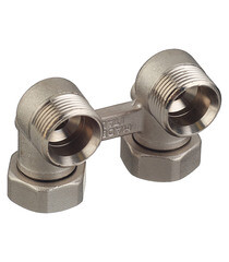 Узел нижнего подключения угловой 3/4 EK х 3/4 EK для радиатора (3390002) - фото 7