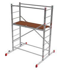 Вышка-тура Новая высота каркас алюминий рабочая высота 3,34 м - фото 1