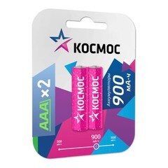 Батарейка аккумулятор Космос R03 900mAh Ni-MH BL2