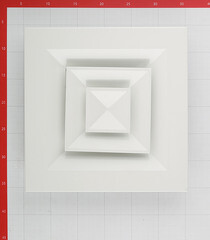 Диффузор потолочный квадратный Era Pro ДП4 300х300 мм - фото 2