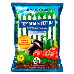 Грунт д/томатов и перцев Народный 5 л