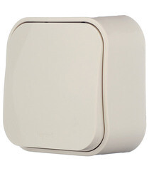 Выключатель Legrand Quteo одноклавишный накладной слоновая кость (782230) - фото 3