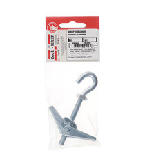 Дюбель складной пружинный L-образный крюк M8 108x25 мм (1 шт.) - фото 3