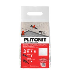 Система выравнивания плитки Plitonit 1 мм зажим ворота (100 шт.) - фото 4