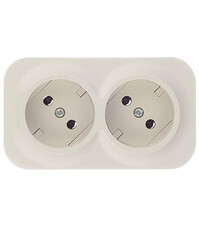 Розетка Legrand Quteo накладная слоновая кость (782261)