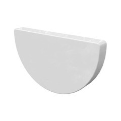 Заглушка желоба Металл Профиль Проект d185 мм RAL 9003