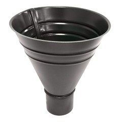 Воронка желоба Grand Line металлическая d300/100 мм темно-коричневая RR 32