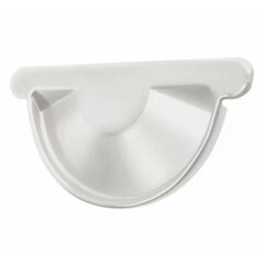 Заглушка торцевая универсальная Grand Line Оптима d125 мм RAL 9003