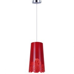 Светильник подвесной Crystal Lux Тубо SP1 Rosso