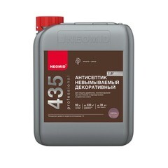 Антисептик Neomid 435 декоративный невымываемый коричневый концентрат 1 кг