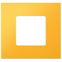 Рамка Simon 27 Play одноместная универсальная желтая (2700617-062)