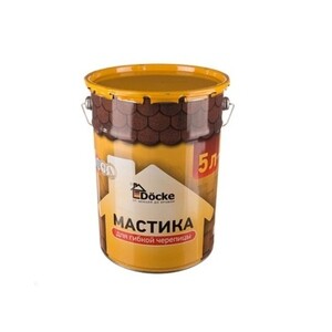 Мастика для гибкой черепицы Docke 5,1 кг 5 л — купить в Санкт ...