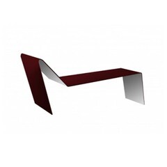 Планка примыкания для гибкой черепицы PE 2000 мм RAL 3005