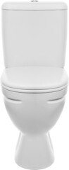 Унитаз-компакт Sanita Стандарт с косым выпуском с сиденьем дюропласт микролифт белый (SDTSACC01030712) - фото 6