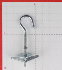 Дюбель складной пружинный L-образный крюк M4 100x14 мм (1 шт.) - фото 2