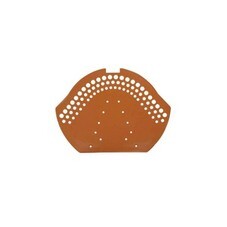 Коньково-торцевой элемент Браас универсальный красный