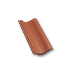 Черепица минеральная половинчатая Браас 0,42х0,18 м черная