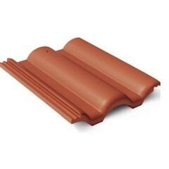 Черепица рядовая Braas Таунус 420х330 мм красный