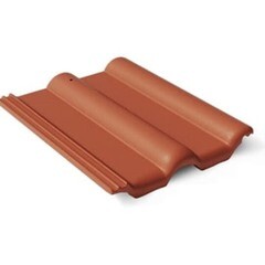 Черепица минеральная 0,42х0,33 м Браас Франкфурт красная