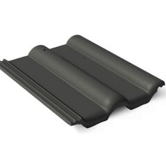 Черепица минеральная 0,42х0,33 м Браас Франкфурт черная