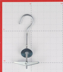 Дюбель складной пружинный L-образный крюк M3 85x10 мм (1 шт.) - фото 3