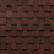 Черепица гибкая Технониколь Shinglas Фазенда красная многослойная 2,6 кв.м