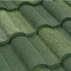 Черепица композитная Luxard Roman малахит 0,57 кв.м