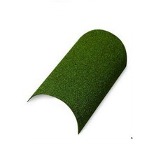 Конек для композитной черепицы Luxard 148х74 мм 0,395 м полукруглый абсент