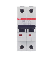 Автоматический выключатель модульный ABB S202 2P 40А тип C 6 кА 400 В (2CDS252001R0404) - фото 1