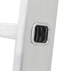 Лестница алюминиевая приставная односекционная 10 ступеней Новая высота бытовая - фото 3