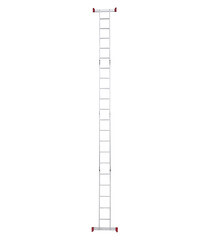 Лестница алюминиевая трансформер четырехсекционная 5 ступеней Новая высота бытовая - фото 4