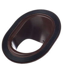 Проходной элемент Поливент для готовой кровли из гибкой черепицы коричневый RAL 8017 - фото 2