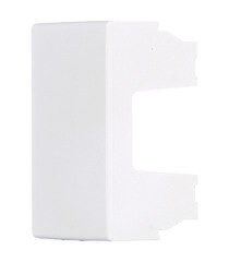 Заглушка для кабель-канала DKC Viva белая 1 модуль (45016) - фото 3