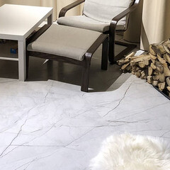 Керамогранит Idalgo Гранит Сандра белый 1200х600х10 мм (3 шт.=2,16 кв.м) - фото 9