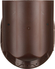 Аэратор Поливент КТВ-вентиль для готовой кровли из металлочерепицы коричневый RAL 8017 - фото 3