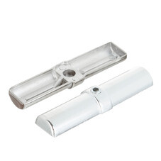 Соединитель внутренний для двух труб к системе Joker d25 мм с кольцом хром