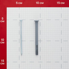 Дюбель-гвоздь 6x80 мм полукруглая манжета полипропилен (85 шт.) - фото 3
