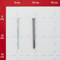 Дюбель-гвоздь 6x80 мм потайная манжета полипропилен (90 шт.) - фото 4