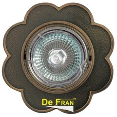 Светильник встраиваемый De Fran FT 175A GAB зеленое античное золото 50 Вт