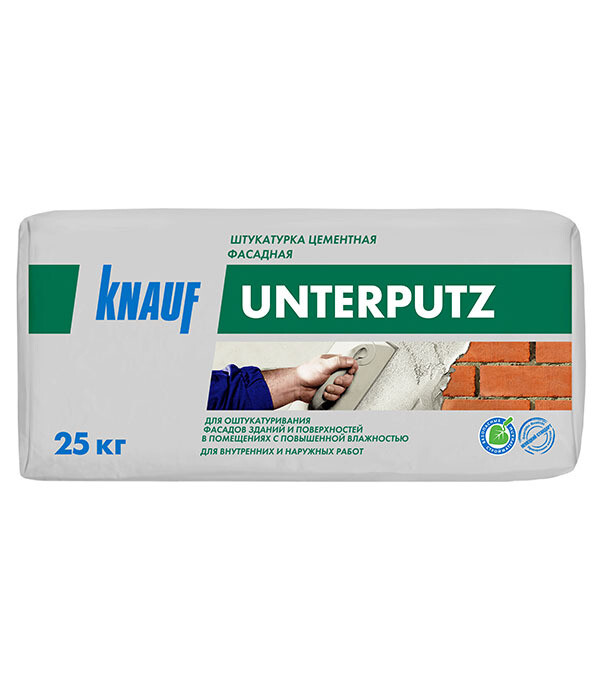 Изображение товара Штукатурка цементная Knauf Унтерпутц 25 кг