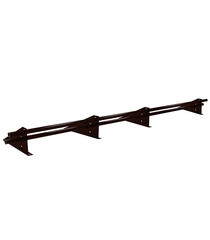 Снегозадержатель трубчатый круглый Optima 3 м темно-коричневый RR32 - фото 1