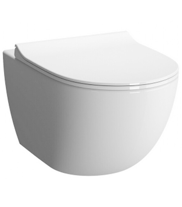 Изображение товара Подвесной унитаз Vitra Sento безободковый, каскадный смыв, modernos дизайн