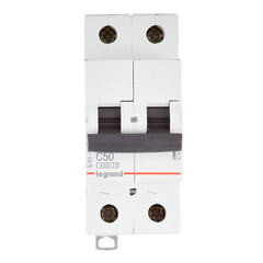 Автоматический выключатель Legrand RX3 (419702) 2P 50А тип С 4,5 кА 230/400 В на DIN-рейку