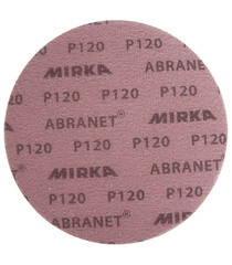 Диск шлифовальный Mirka Abranet d225 мм P120 на липучку сетчатая основа (3 шт.) (5422302512/3) - фото 4