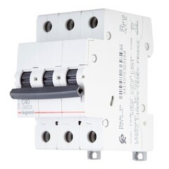 Автоматический выключатель модульный Legrand RX3 3P 40А тип C 4,5 кА 400 В (419712) - фото 3