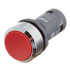 Кнопка плоская ABB CP2-30R-11 300 В IP20 с фиксацией красная (1SFA619101R3071)